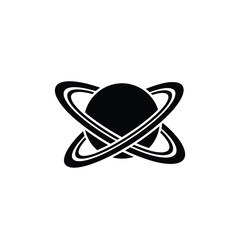 Saturn Planet Ring System Icon. © yeni
