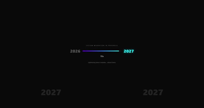 Digital Progress Loading Bar Animation.