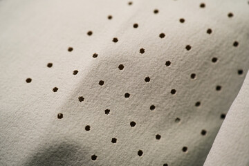 Close up material of windbreaker  © taffpixture