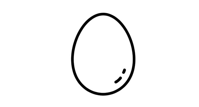 egg, eggicon, eggillustration, food, poultry, breakfast, nutrition, protein, farmfresh, ingredient, kitchen, cooking, organic, icon, vector, illustration, isolated