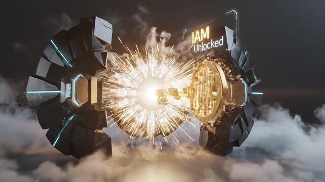 Futuristic key unlocking sphere emphasizing sleek aesthetics and strong visual impact
