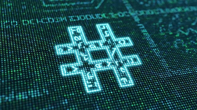 Digital code on screen representing smart infrastructure and data-driven solutions