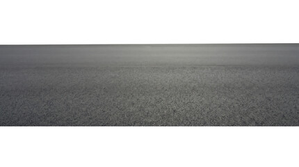 Fototapeta premium Flat gray pavement strip texture transparent background