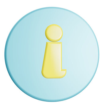 Information Icon on Light Blue Circle