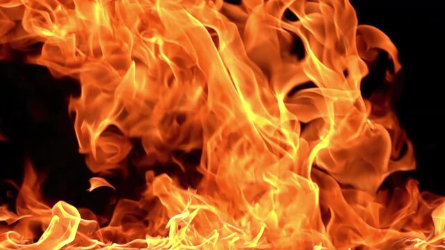 Stunning Fire Burst Super Slow Motion 1000fps