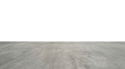 Fototapeta premium scuffed concrete floor slab transparent background