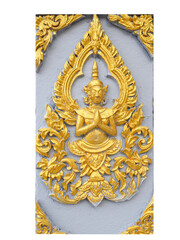 Obraz premium khmer sculpture decoration Cambodia traditional architecture kbach khmer