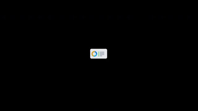 3D Animation of Business analytics dashboard with chart graphics