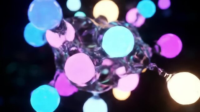 Vibrant Abstract Lightscape - Dynamic Color Explosion.