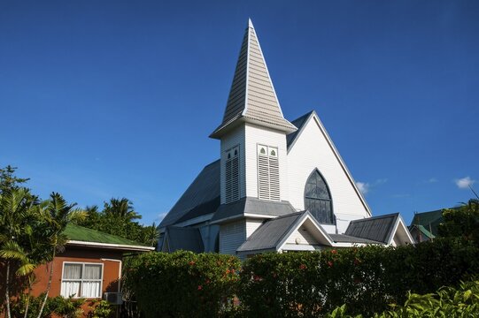 Church in Apia, Upolo, Samoa, South Pacific