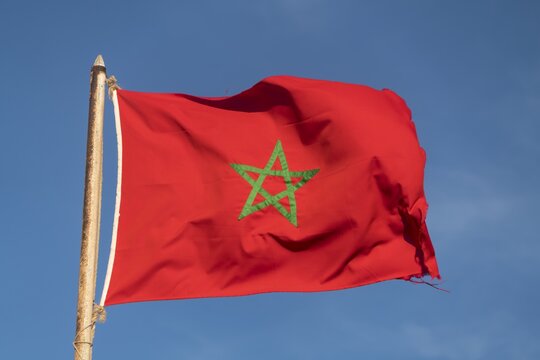 Moroccan national flag, Morocco