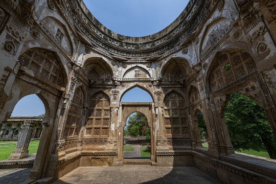 Jami mosque, Unesco site Champaner-Pavagadh Archaeological Park, Gujarat, India
