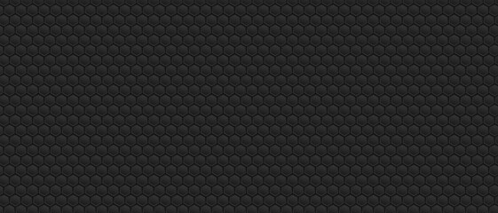 Hexagonal abstract technology background, dark sci-fi hi-tech wallpaper, MMA, Esports Event Concept, Hexagons Hi-Tech Backdrop. Honeycomb Pattern © VaniLinka