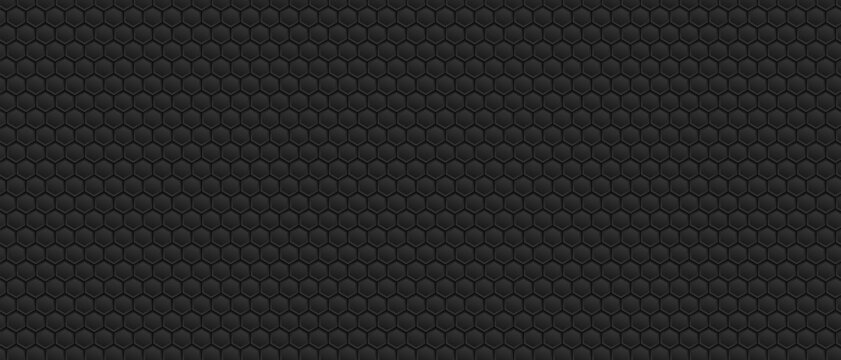 Hexagonal abstract technology background, dark sci-fi hi-tech wallpaper, MMA, Esports Event Concept, Hexagons Hi-Tech Backdrop. Honeycomb Pattern