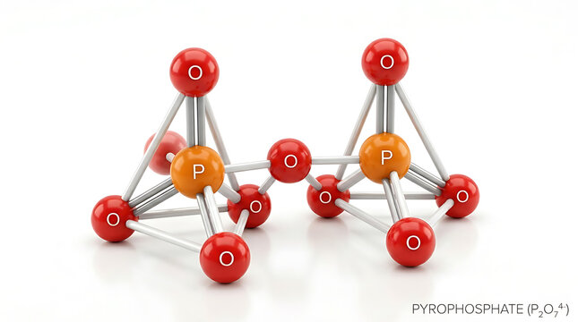 Molecular structure of pyrophosphate