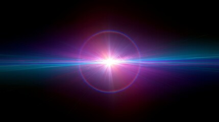 Fototapeta premium Glowing Star Explosion with Radiant Energy