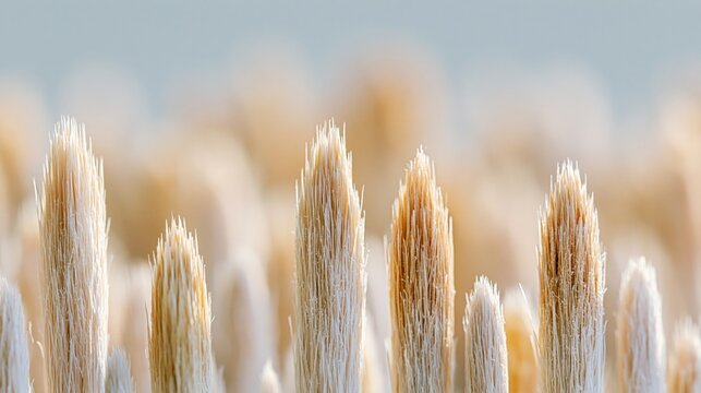Soft Cosmetic Brush Fibers Closeup