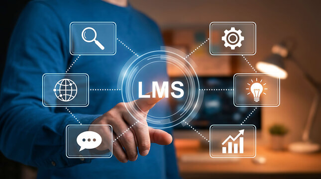 Learning Management System Interface Online Education Training Technology Platform