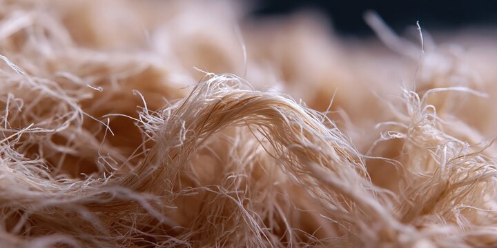 Luxurious softness in a close up textural detail