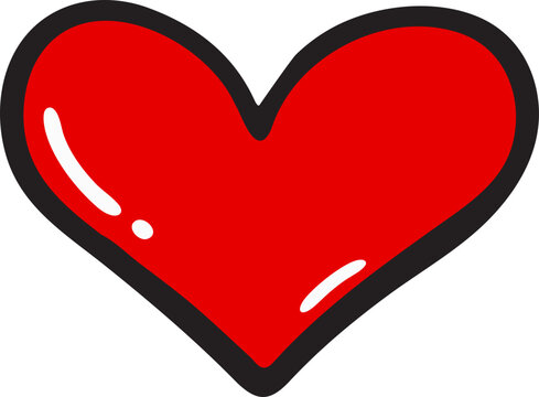 Heart illustration for decoration