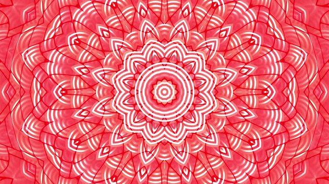 Candy Tiles Seigaiha Mandala Abstract Animation 4K