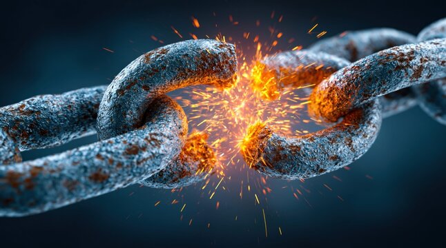 Breaking free from constraints a symbol of liberation