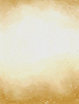 Hand Painted Hand Drawn Abstract Vertical Brushstrokes Watercolor Background | Regal Gold Yellow Gradient | Wedding Invitation Design and Greeting | Paper texture