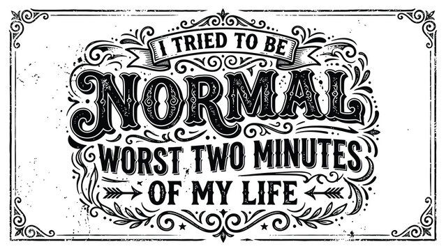 A humorous illustration of a person experiencing worst two minutes of life