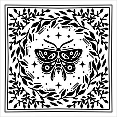 Obraz premium design bandana illustration vector artwork