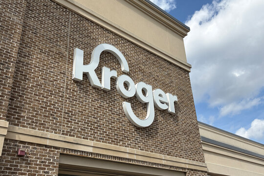 The exterior of super market grocery store chain Kroger in Hilton Head, South Carolina on February 20, 2026.