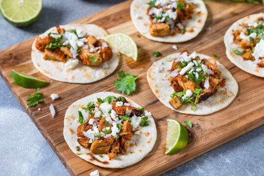 Homemade Grilled Chicken Street Tacos