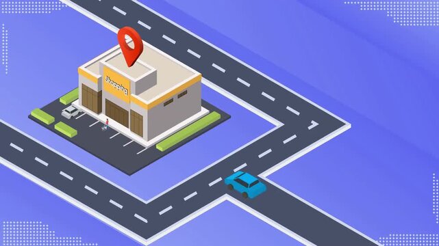 isometric city street