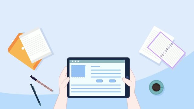 vector illustration of business graphs