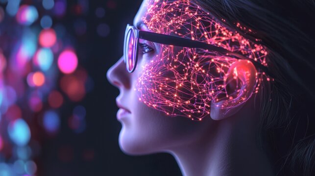 A stunning, awe-inspiring, and deeply artistic visualization of the human brain's neural network