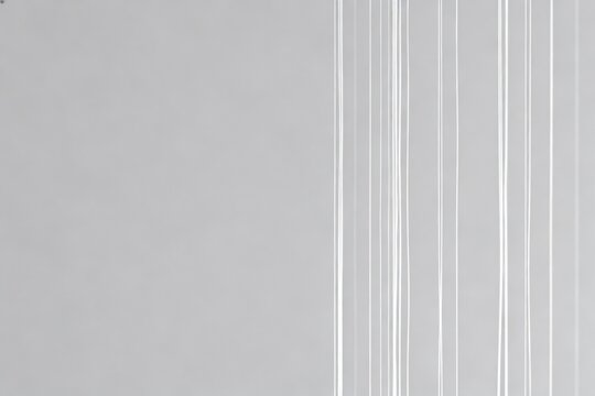 Abstract white lines on gray background