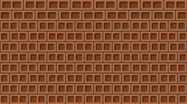 Terracotta Breeze Block Vent Wall Seamless Texture Background