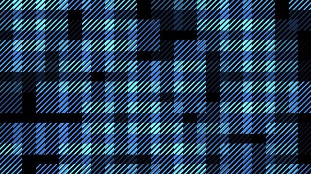 close up of blue fabric motion background. rough line motion background. lines background. square motion background 