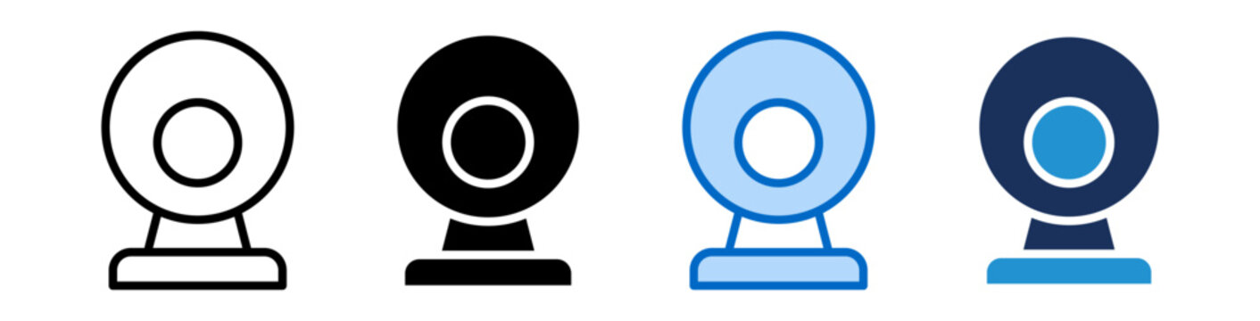 Webcamicon Collection With Multiple Styles