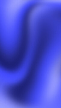 Abstract blue liquid gradient background with smooth wavy silk texture