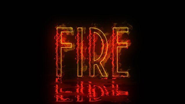 Blazing Fire Title