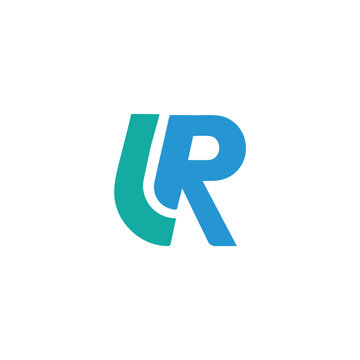 Logo Letter LR Simple Minimalist