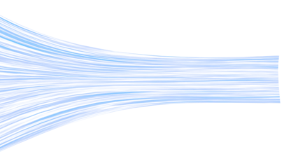 Fotobehang Abstract 水平に流れる青い光のラインと風のエフェクトの抽象的なテクスチャ Abstract horizontal blue light lines with motion effect and dynamic wind streaks cyber stream texture  © eri