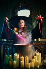 Naklejka premium Spellcasting Fantasy Power