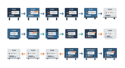 Fototapeta premium A flowchart of industrial process systems and machinery.