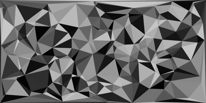 Modern low poly abstract background featuring geometric polygon composition and angular crystal-style texture. Minimal contemporary vector artwork suitable for business presentation, social media
