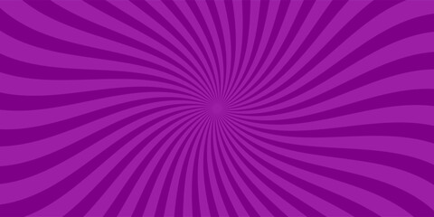 Fototapeta premium Purple Sunburst Pattern Abstract Circus Style Rays Background