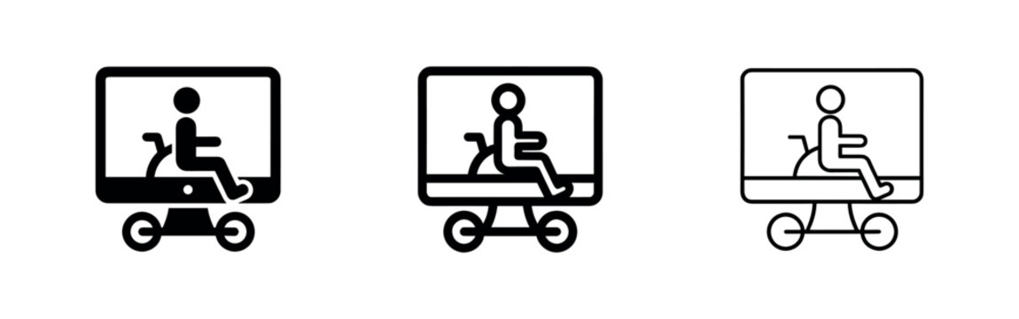 Electric Scooter Wheelchair Icon: Mobility Aid, Personal Transport, Accessibility