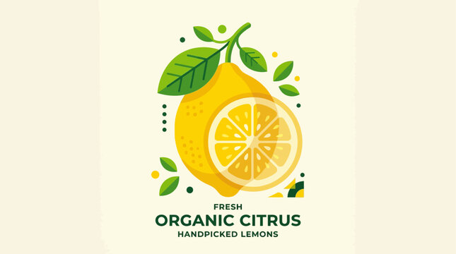 Fresh organic citrus lemons are handpicked for juice