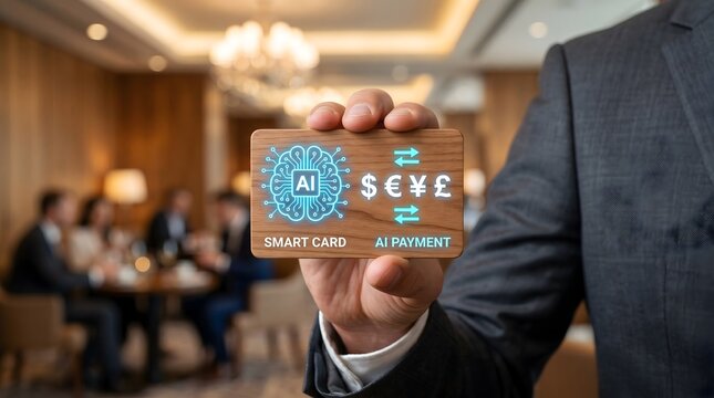 AI Powered Smart Card for Multi Currency Payments in Luxury Restaurant