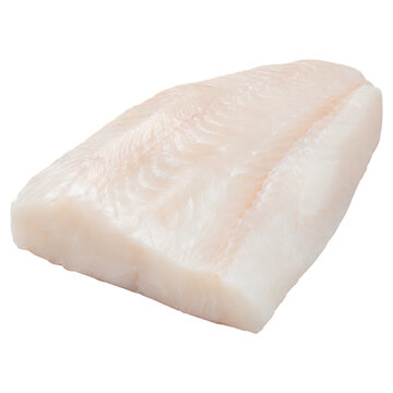 Fresh raw white fish fillet ready for cooking